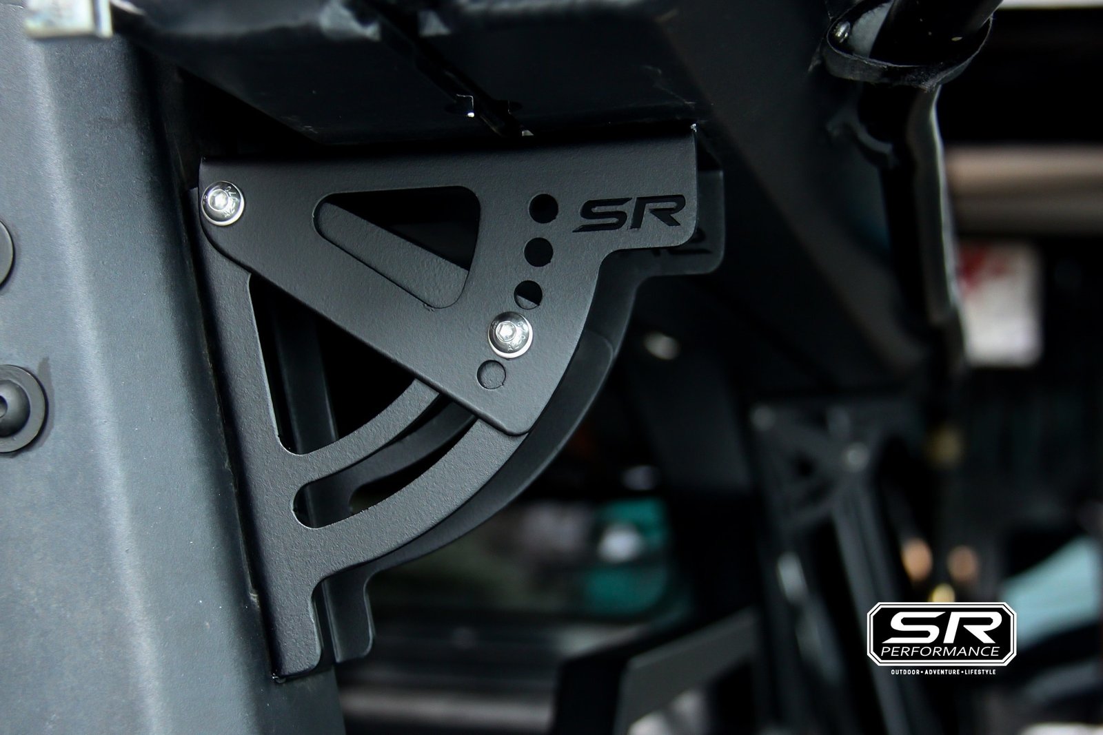 RESERV BY SR PERFORMANCE ADJUSTABLE RESERV TANK BRACKET (STEEL)